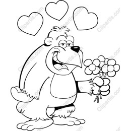 Bear with Flowers
