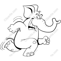 Running Elephant