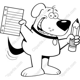 Cheerful Cartoon Dog