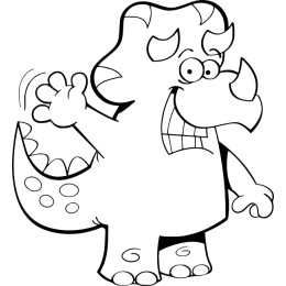 Cheerful Triceratops