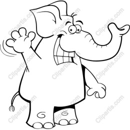Cute Cartoon Elephant