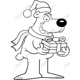 Cheerful Holiday Bear