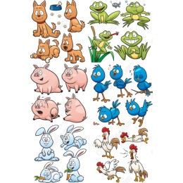 Animal Clipart Collection - Playful and