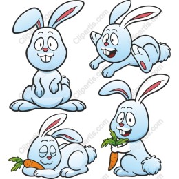 Charming Cartoon Rabbit Collection