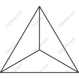 Geometric Minimalist Triangle