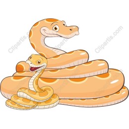 Cartoon Snake - Whimsical Snake for Creative Use