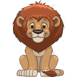 Cute Cartoon Lion