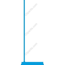 Sleek Blue Pole