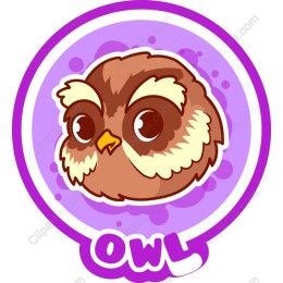 Adorable Cartoon Owl