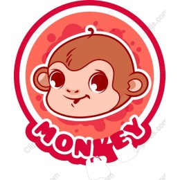Cute Cartoon Monkey