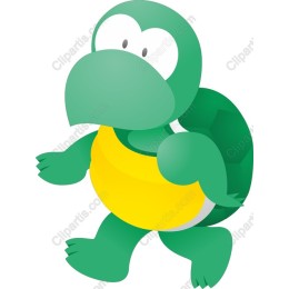 Adorable Green Turtle
