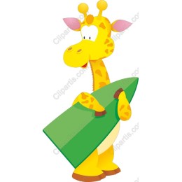 Playful Giraffe Surfboard