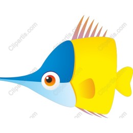 Vibrant Cartoon Fish