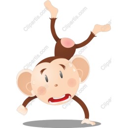 Cheerful Monkey Handstand