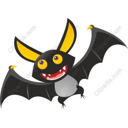 Playful Cartoon Bat