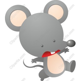Playful Gray Mouse