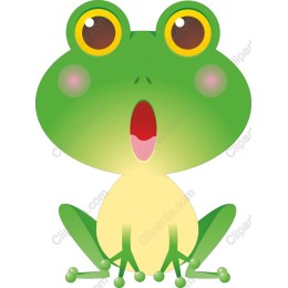 Adorable Green Frog