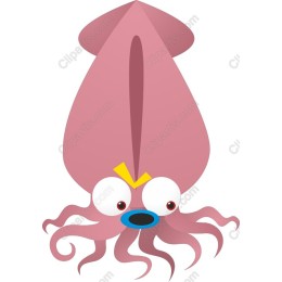 Cartoon Squid