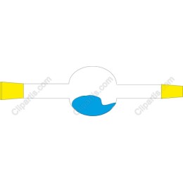 Colorful Abstract with Yellow and Blue Highlights