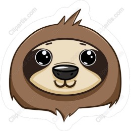 Cute Sloth Face