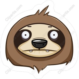 Charming Sloth Face