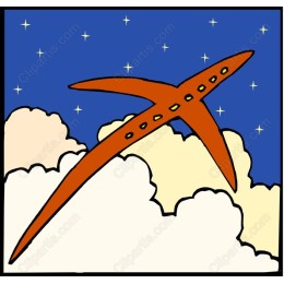 Vibrant Airplane