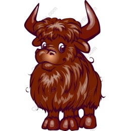 Charming Highland Cow