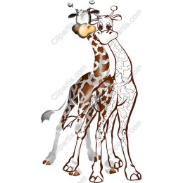 Playful Giraffe