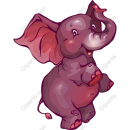 Cheerful Baby Elephant