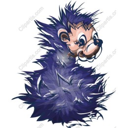 Charming Cartoon Hedgehog