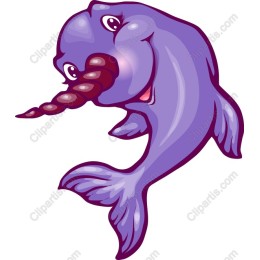 Playful Purple Narwhal