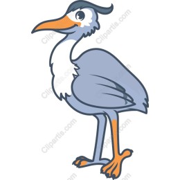 Playful Heron