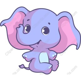 Cute Cartoon Elephant
