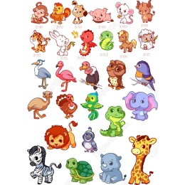  Animals Clipart Set