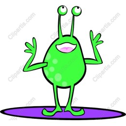 Cheerful Green Monster