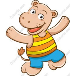 Cheerful Hippo