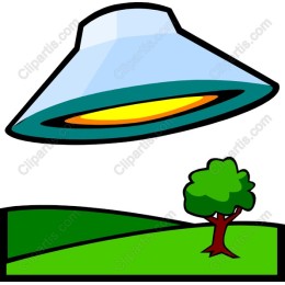 UFO with Landscape