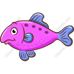 Whimsical Pink Fish