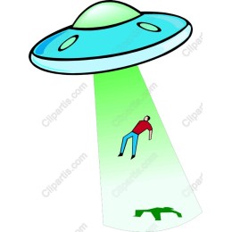 Whimsical UFO Abduction
