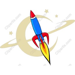 Vibrant Cosmic Rocket