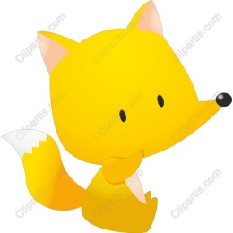 Cheerful Yellow Fox