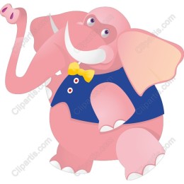 Dapper Pink Elephant
