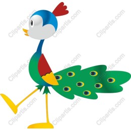 Vibrant Colorful Peacock