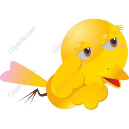 Cheerful Yellow Bird