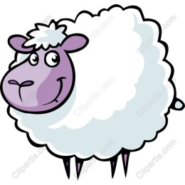 Charming Sheep Character