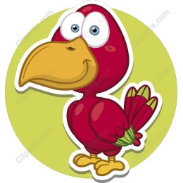 Happy Red Bird