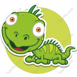 Playful Cartoon Dinosaur