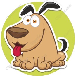 Adorable Cartoon Dog