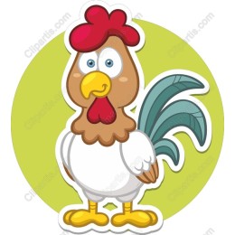 Cartoon Rooster