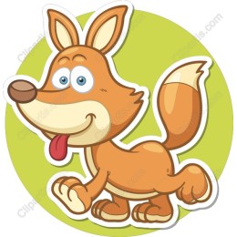 Playful Cartoon Fox